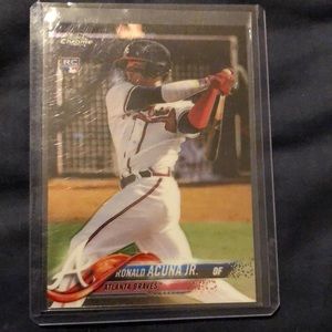 Ronald Acuna rookie baseball card